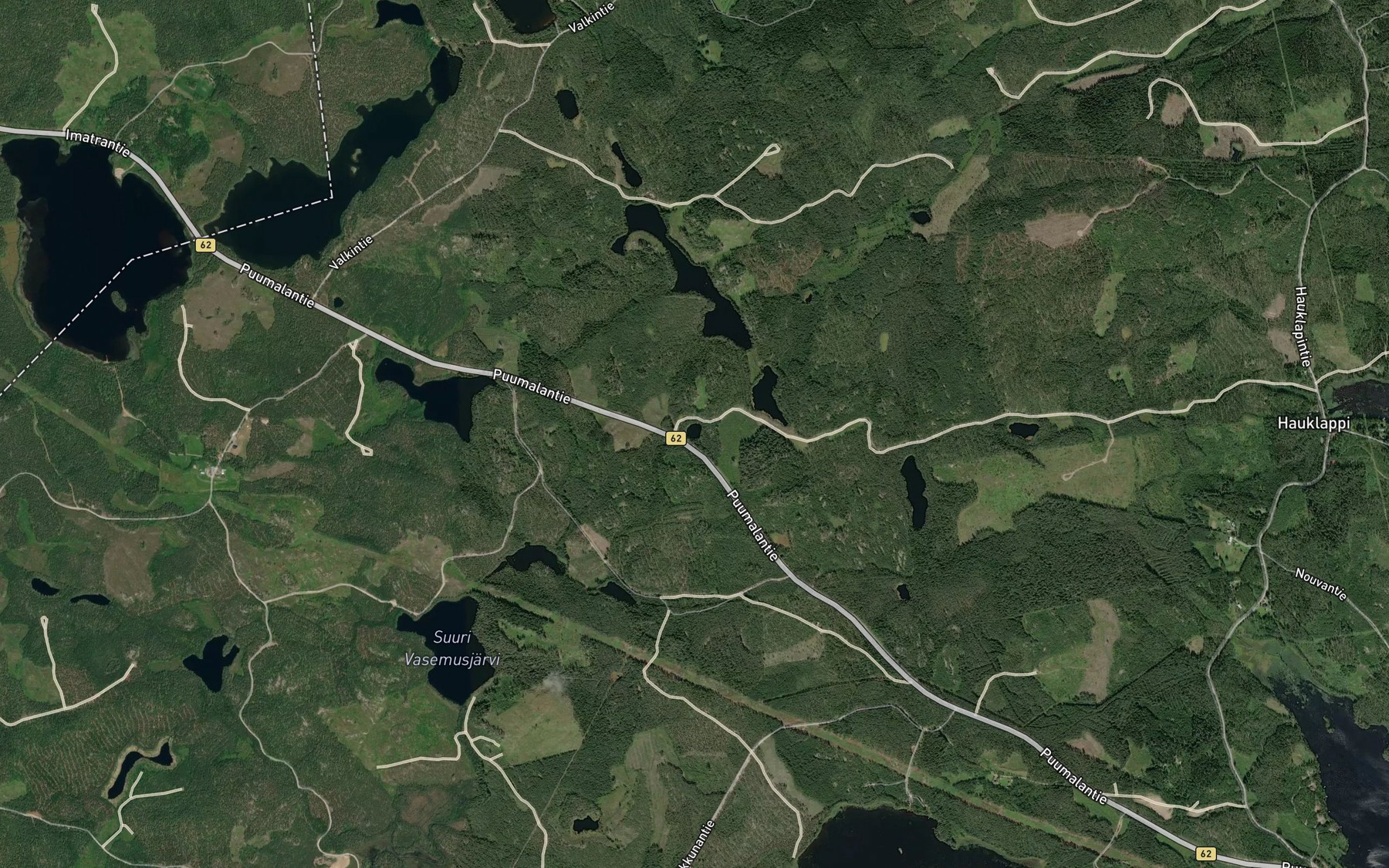 Satellite map of the Tammalampi