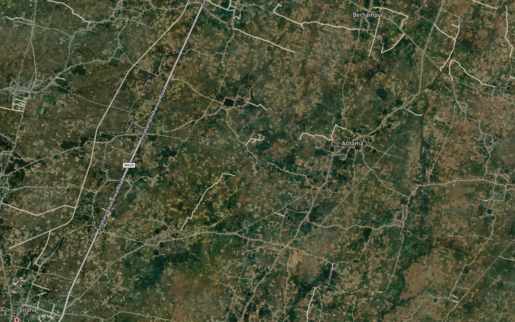 Satellite map of the Mainawati Nadi