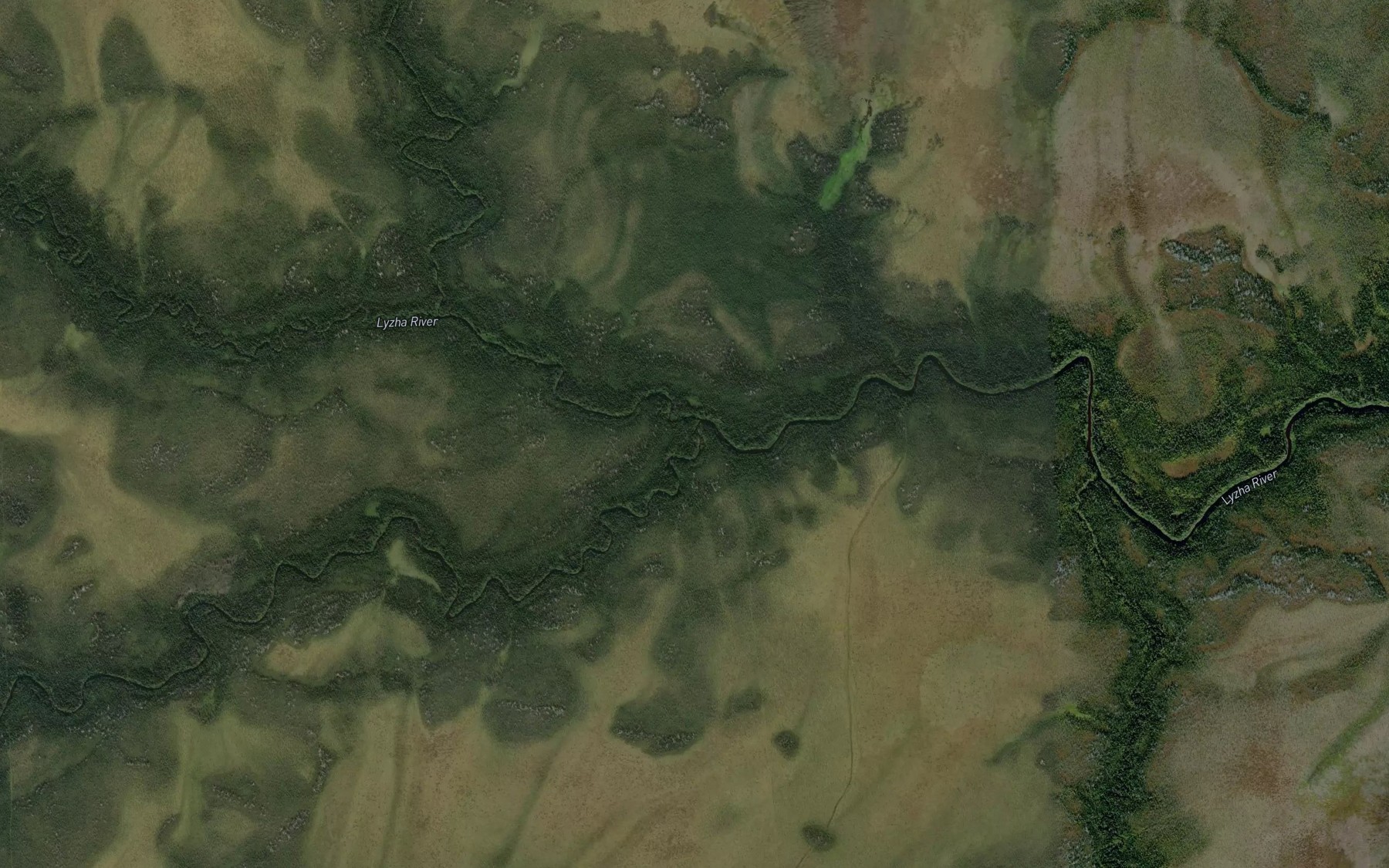 Satellite map of the Pal'nik-Yel'