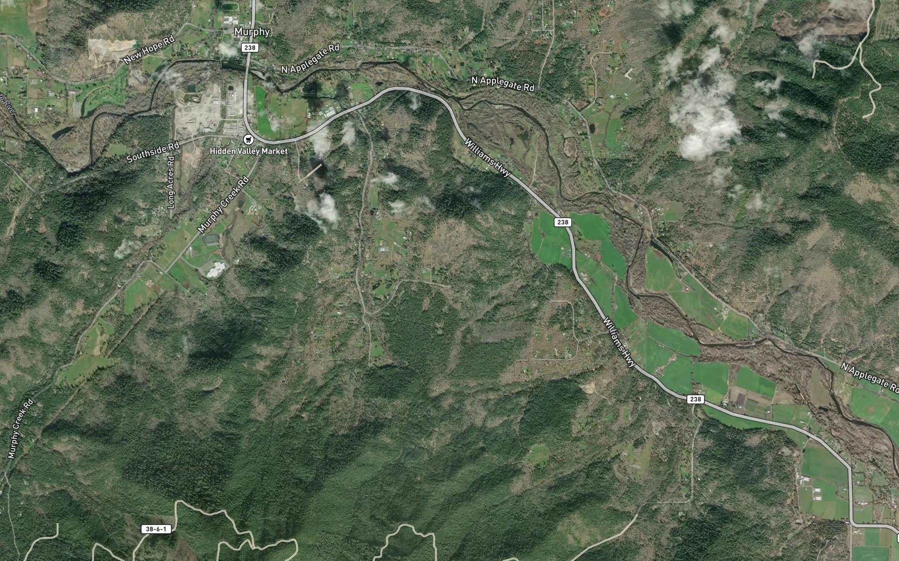 Satellite map of the Small Reservoir
