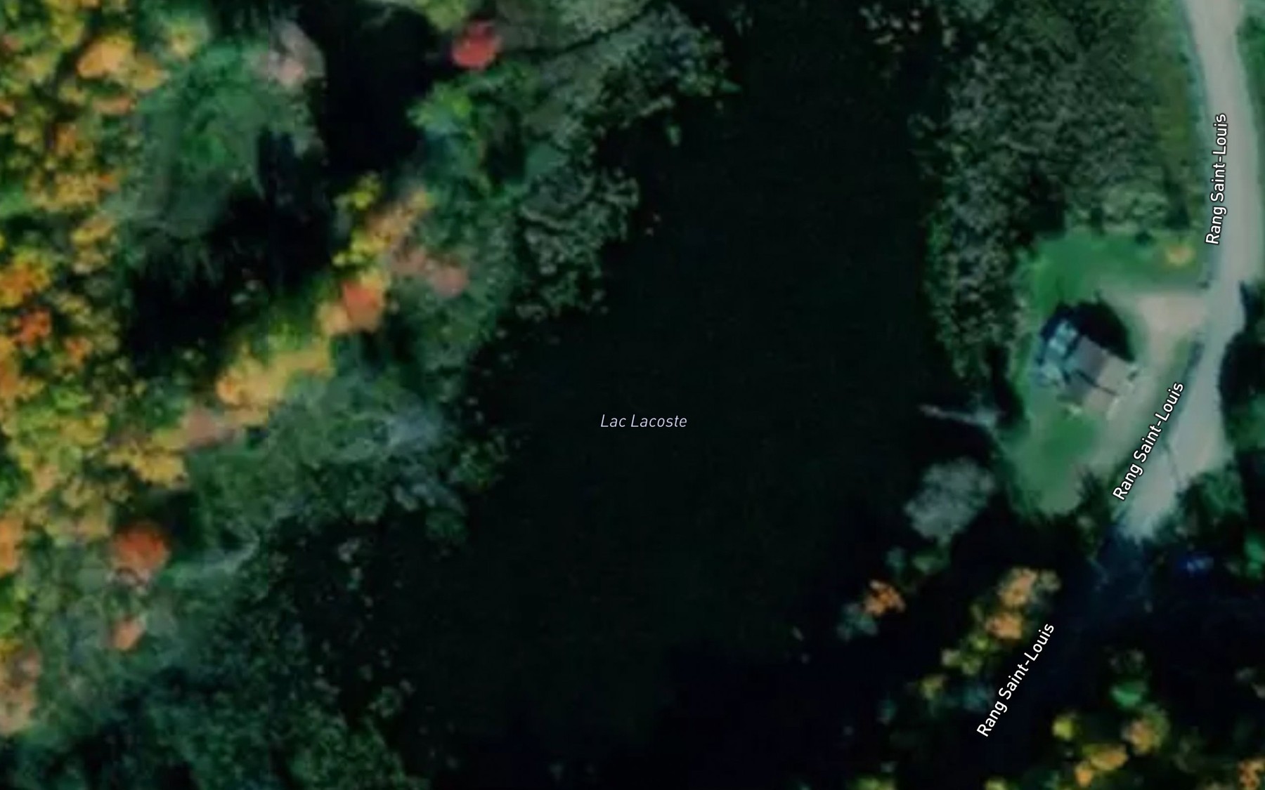 Satellite map of the Lac Lacoste