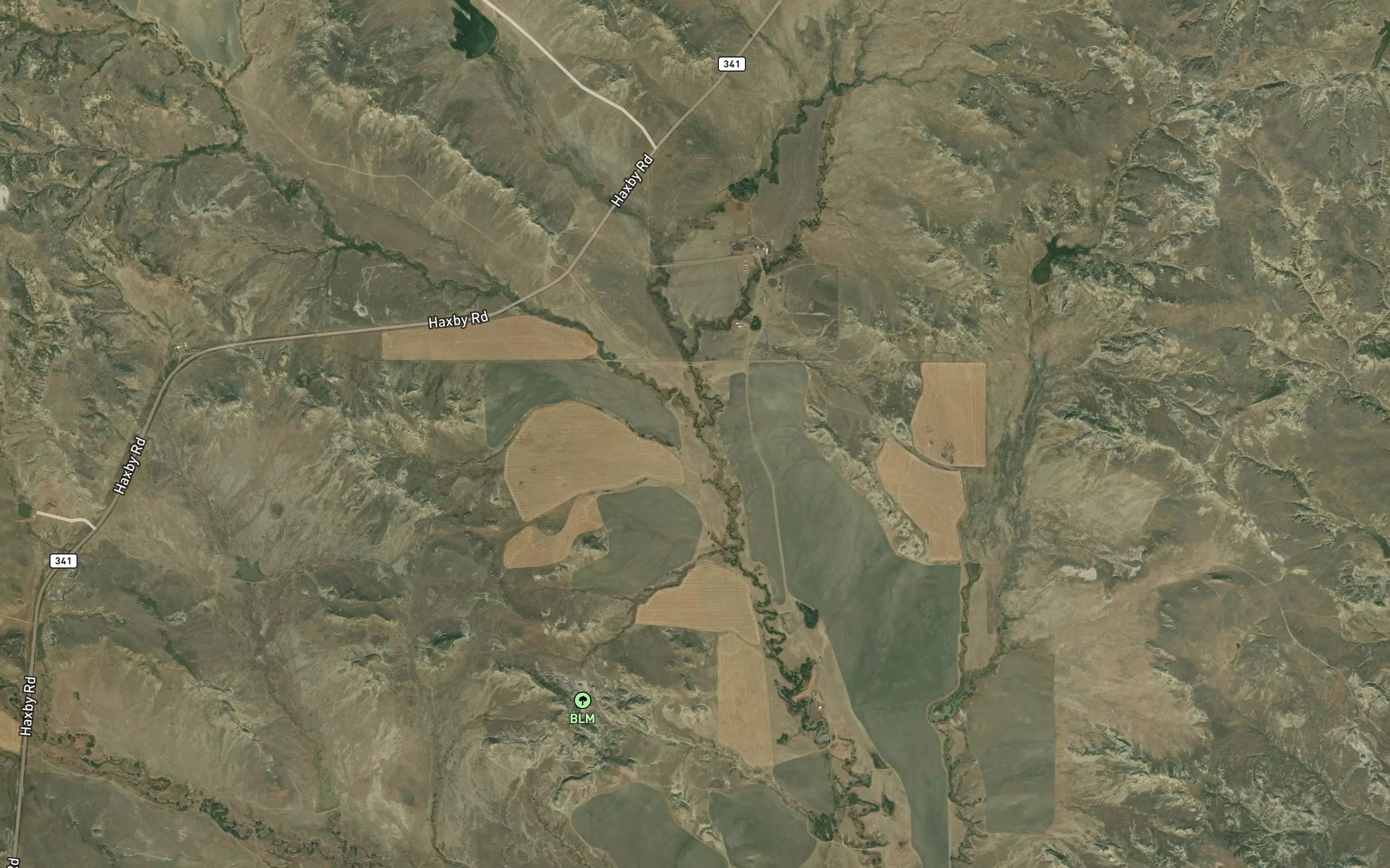 Satellite map of the South Fork Pass Creek
