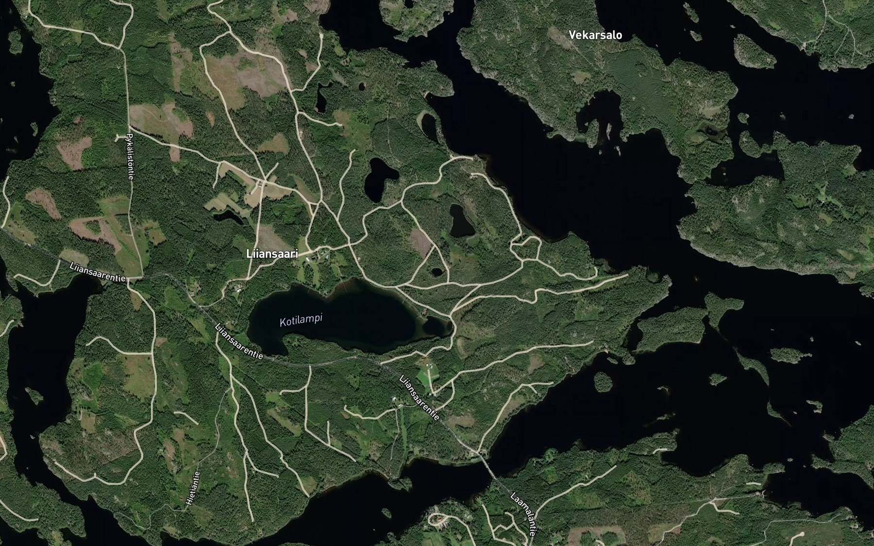 Satellite map of the Hepolampi