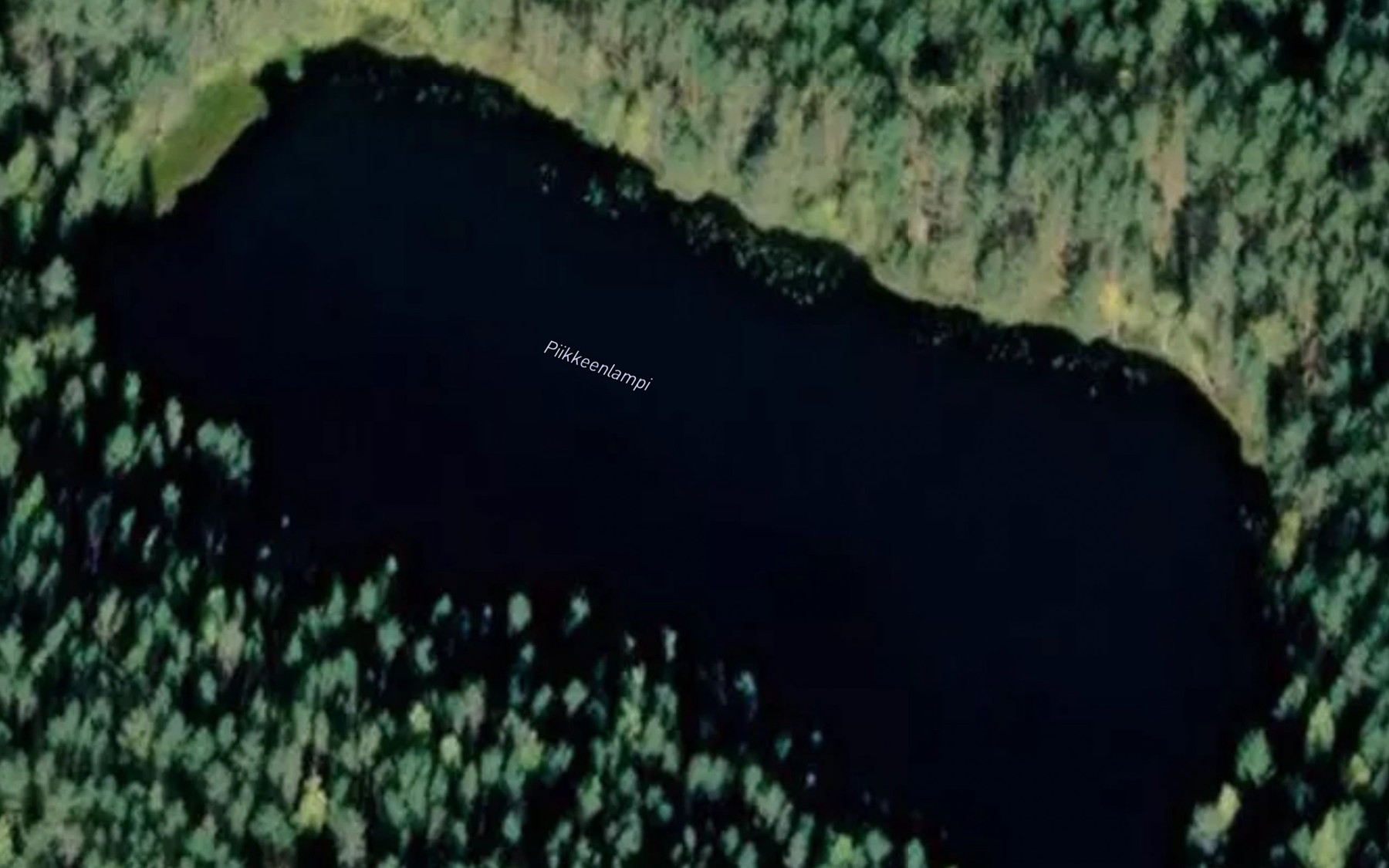 Satellite map of the Piikkeenlampi