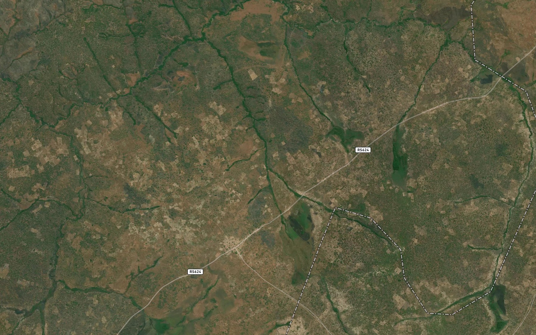 Satellite map of the Kasamba