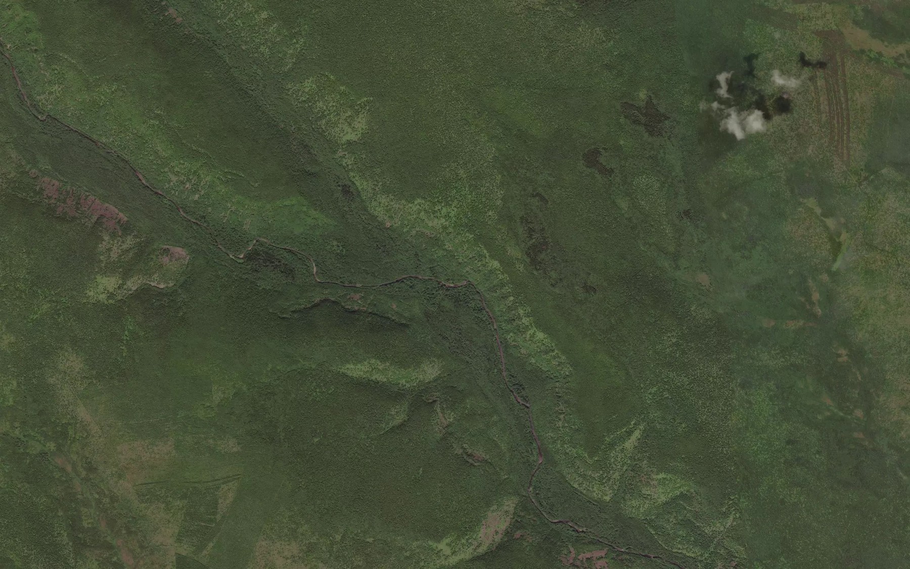 Satellite map of the Unukule