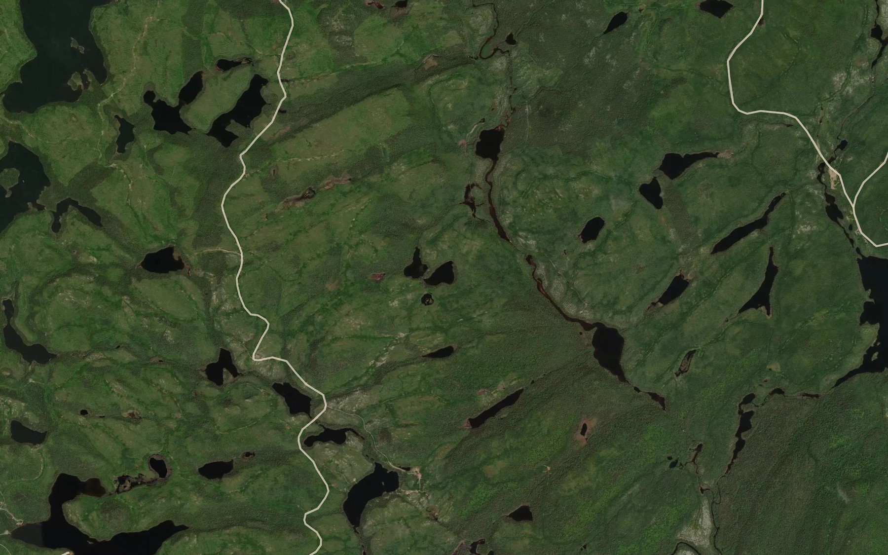 Satellite map of the Lac du Tore
