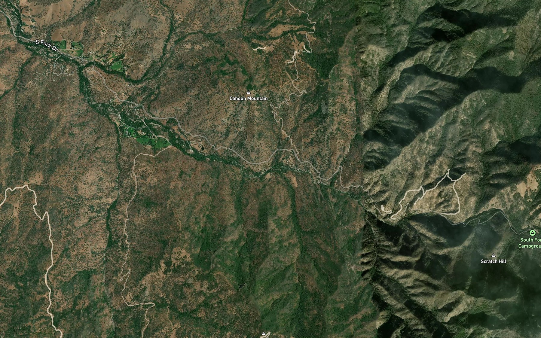Satellite map of the Battle Creek