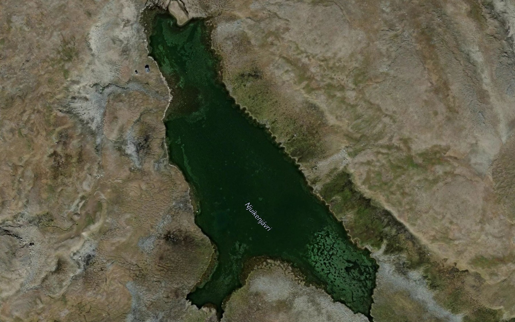 Satellite map of the Njuikenjavri