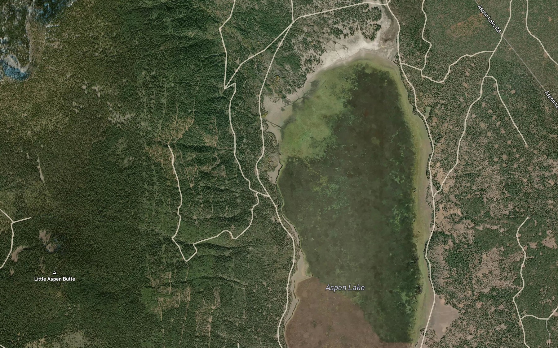 Satellite map of the South Creek