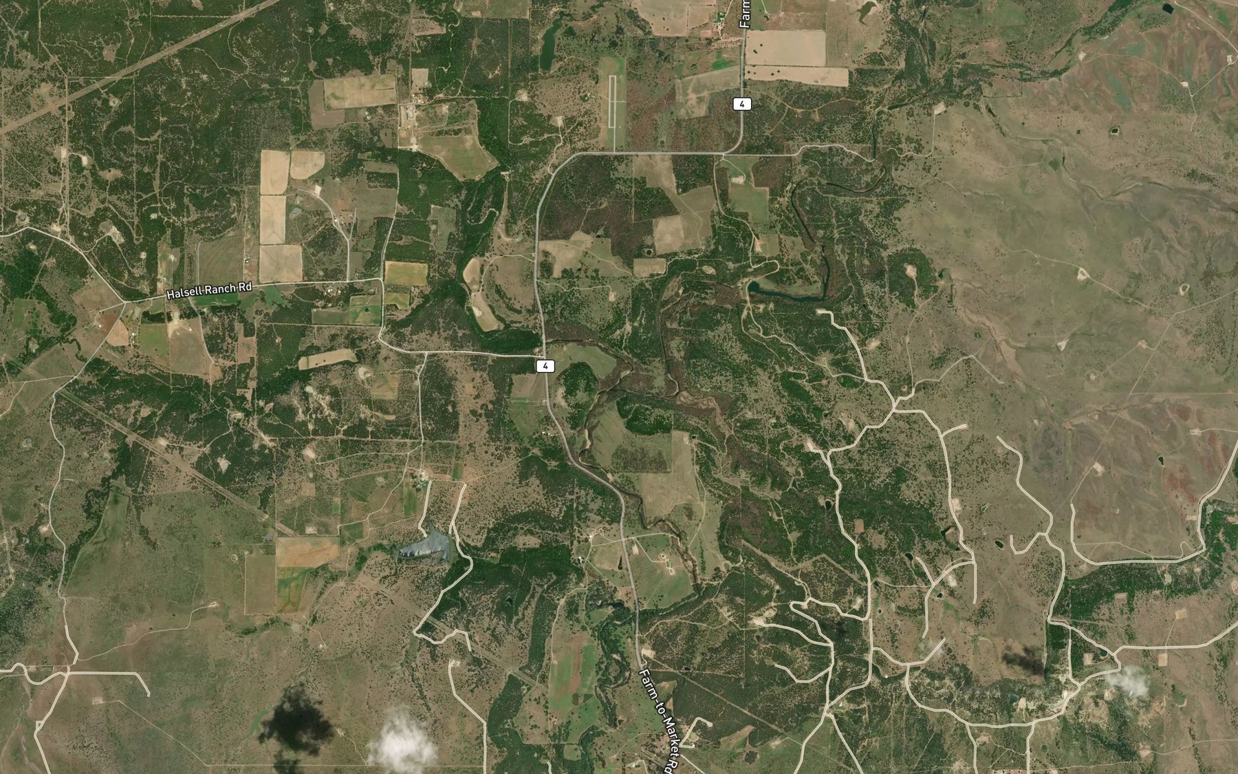 Satellite map of the Salt Creek