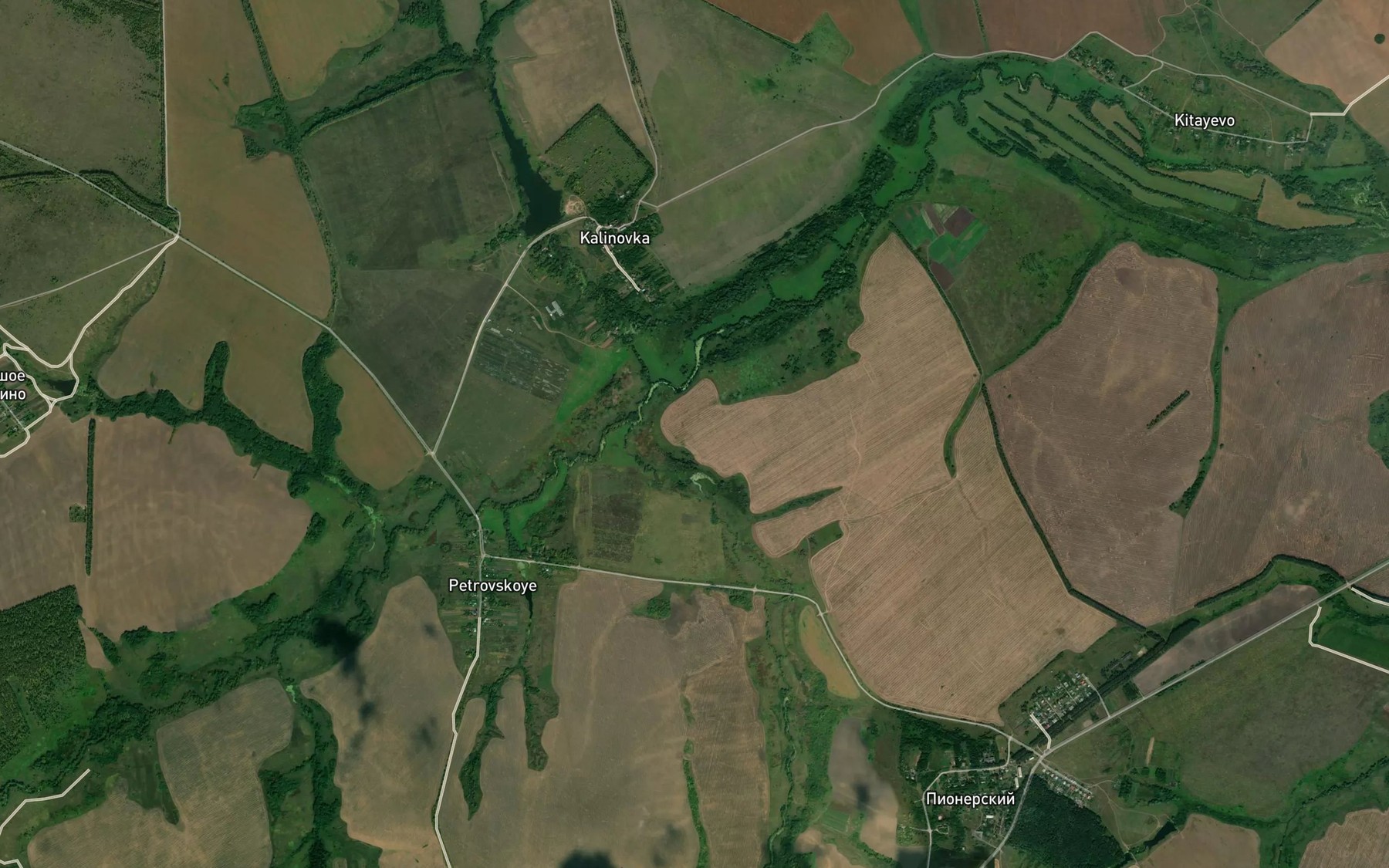 Satellite map of the Serenka