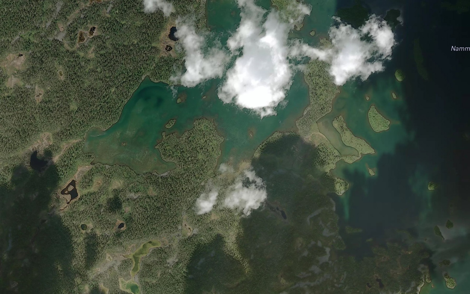 Satellite map of the Njahijuvviiluohta
