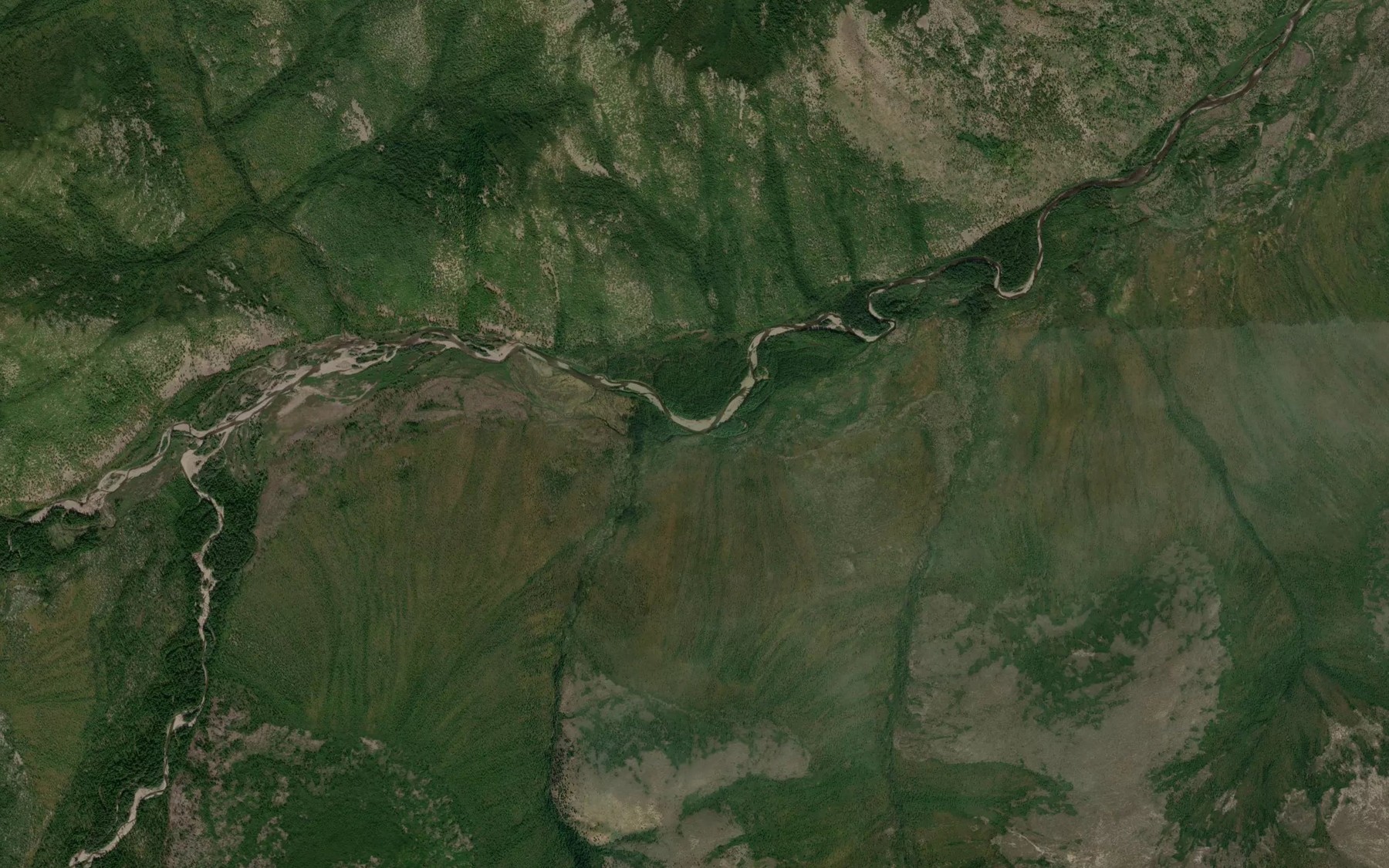 Satellite map of the Balagachnakh