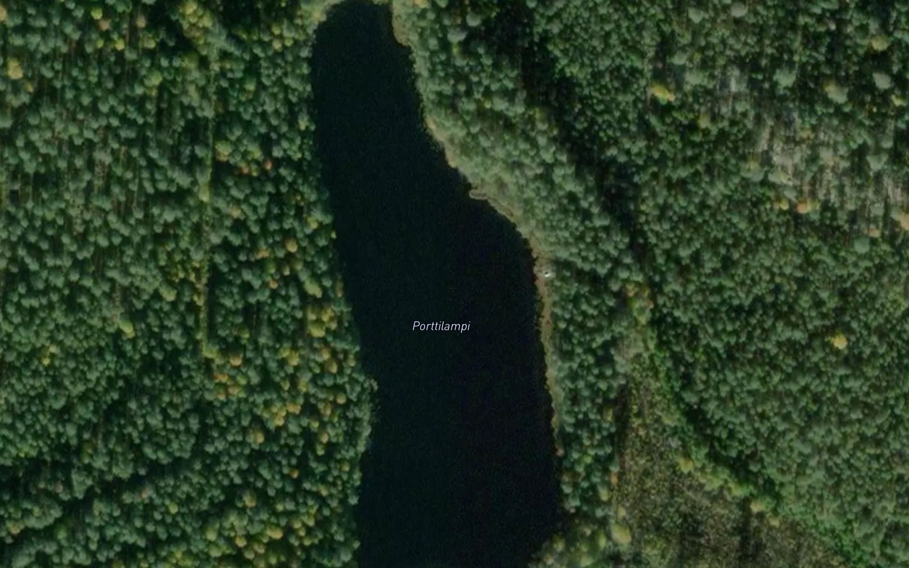 Satellite map of the Porttilampi