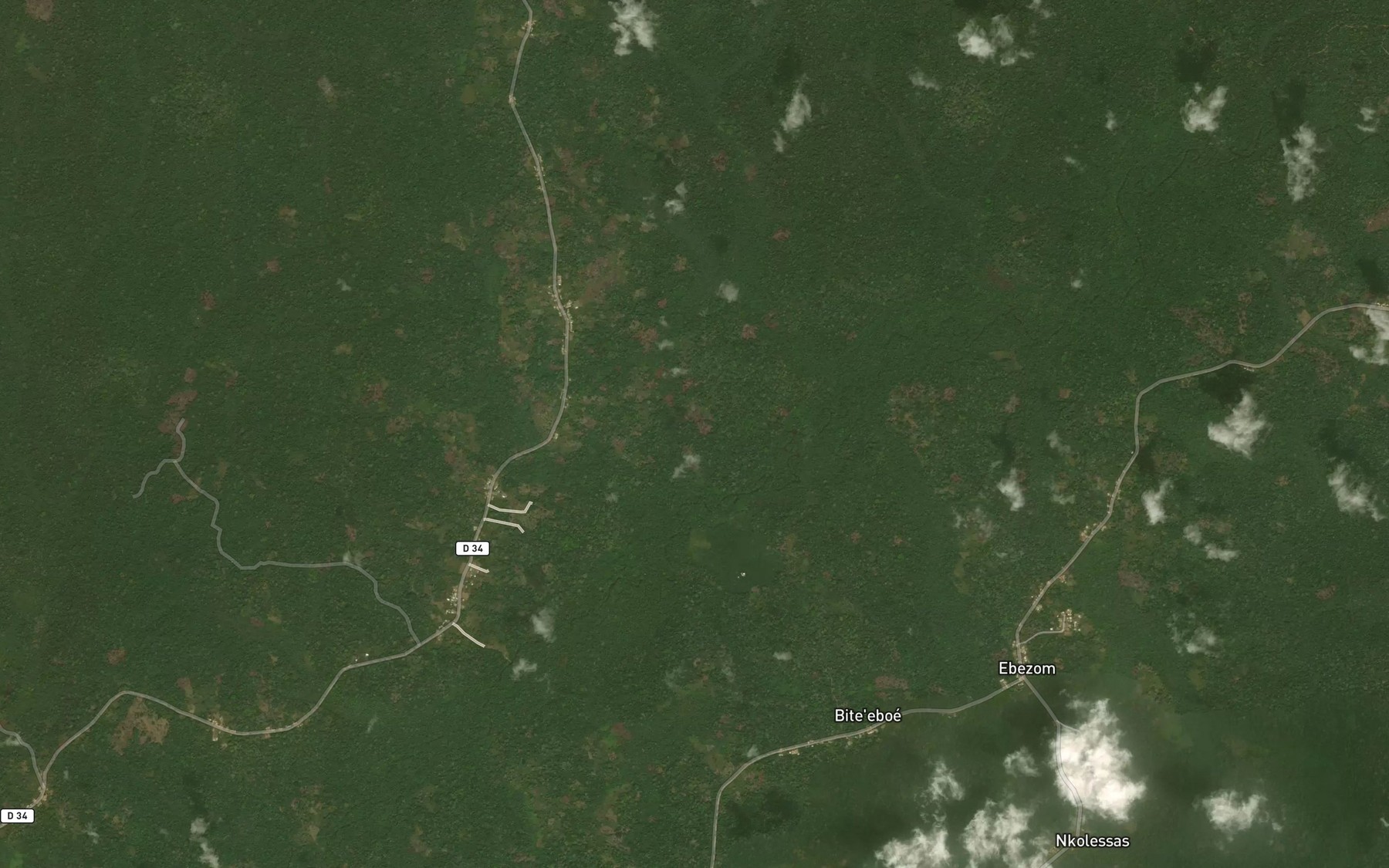 Satellite map of the Sway