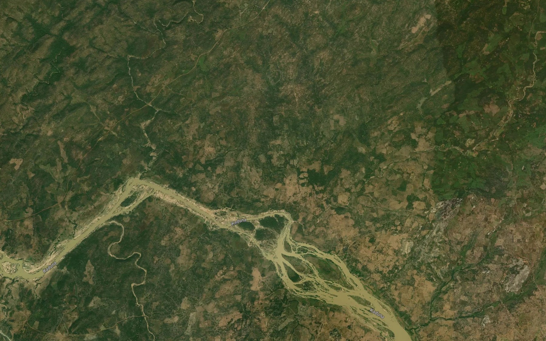 Satellite map of the Gora Karemi