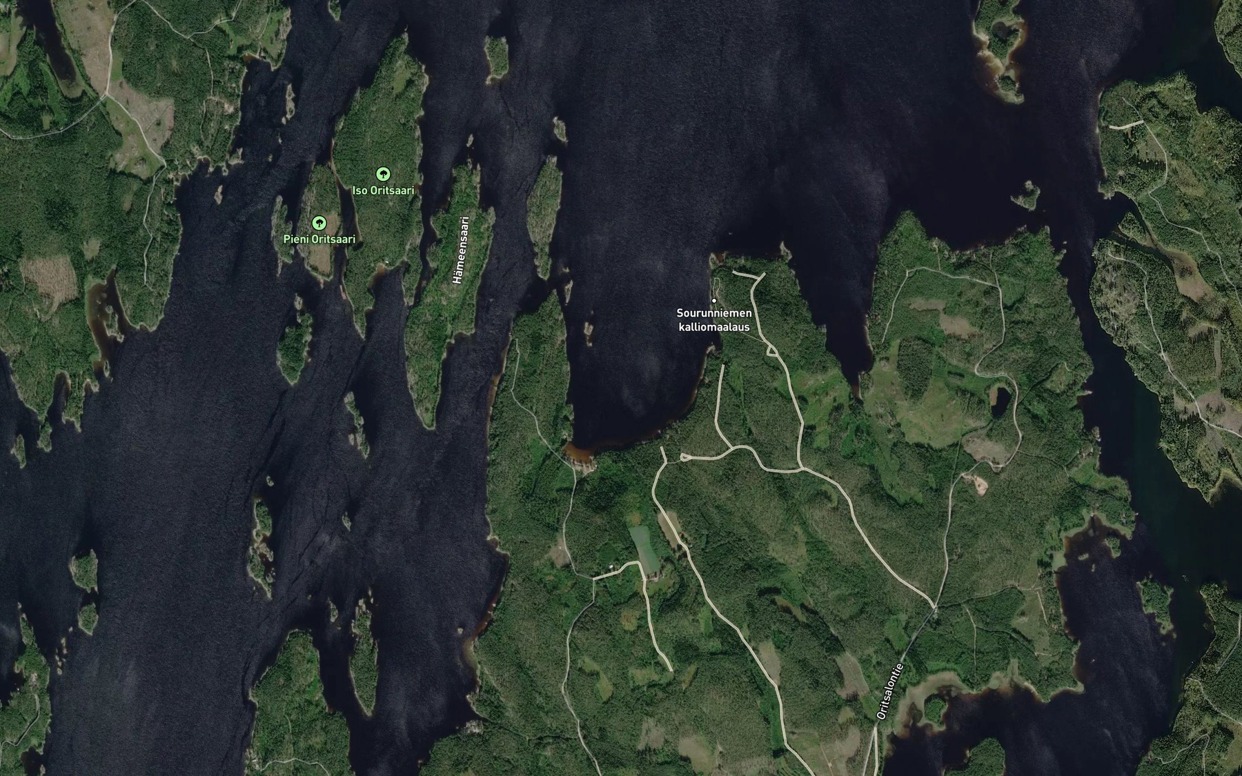 Satellite map of the Kataalahti