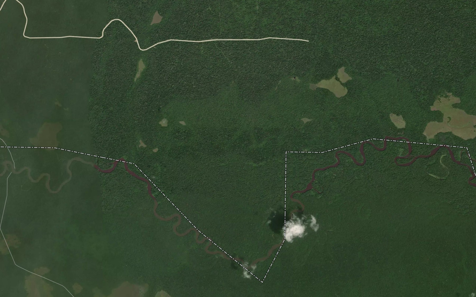 Satellite map of the Eiengua