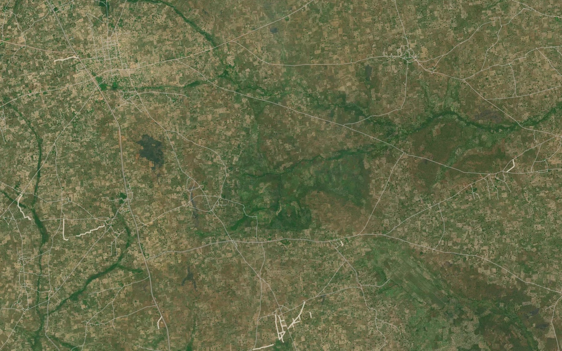 Satellite map of the River Gaeambe