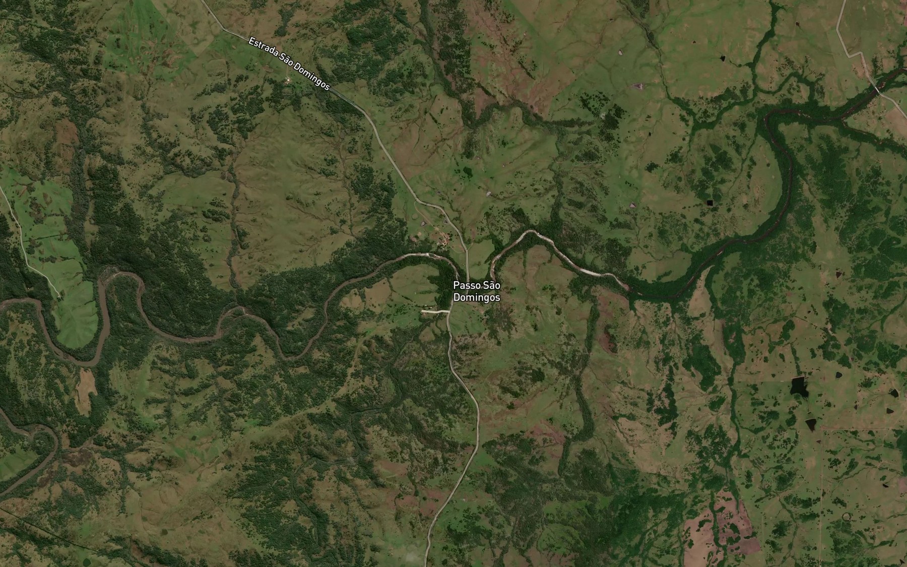 Satellite map of the Arroio Seu Afonso