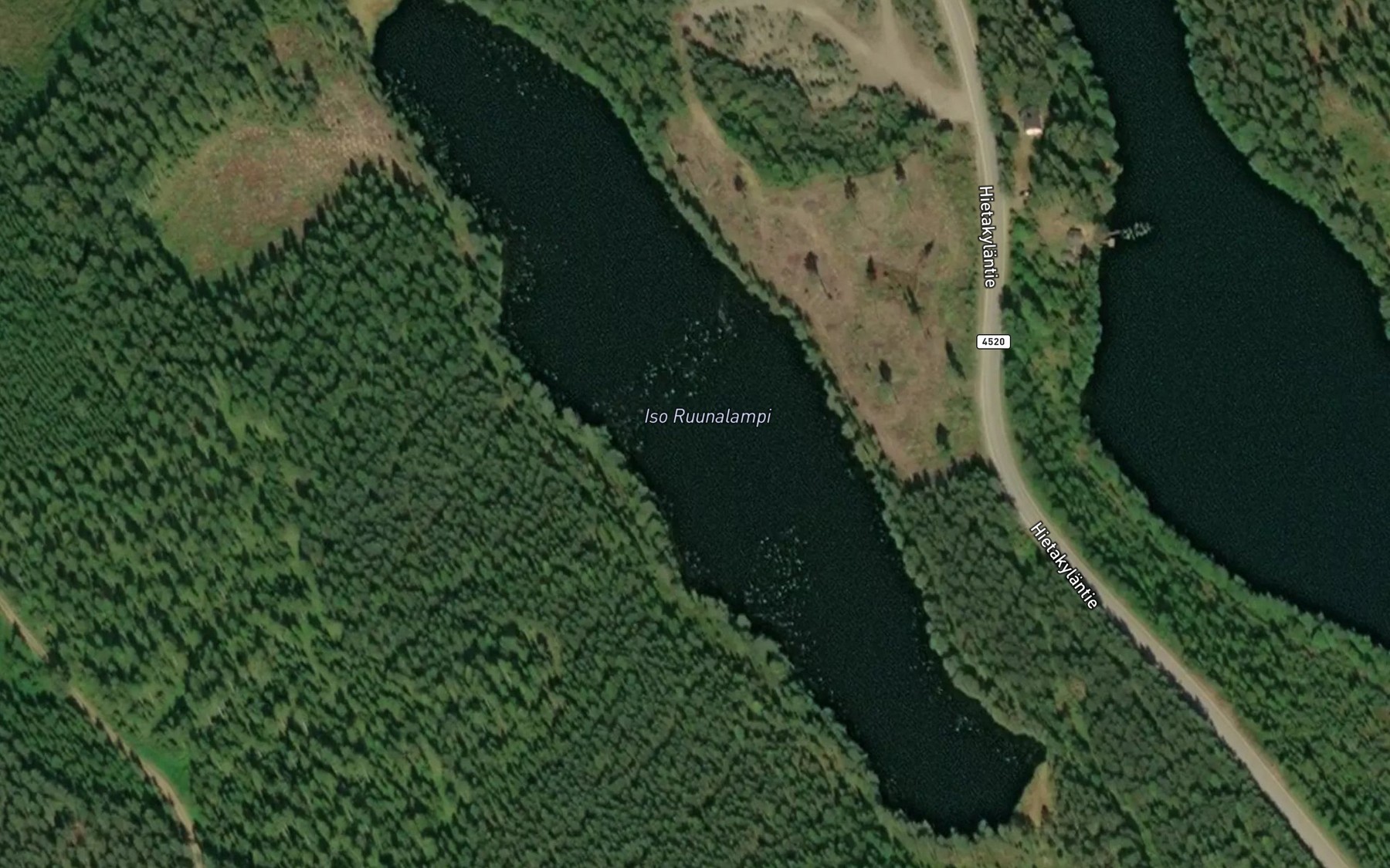 Satellite map of the Iso Ruunalampi