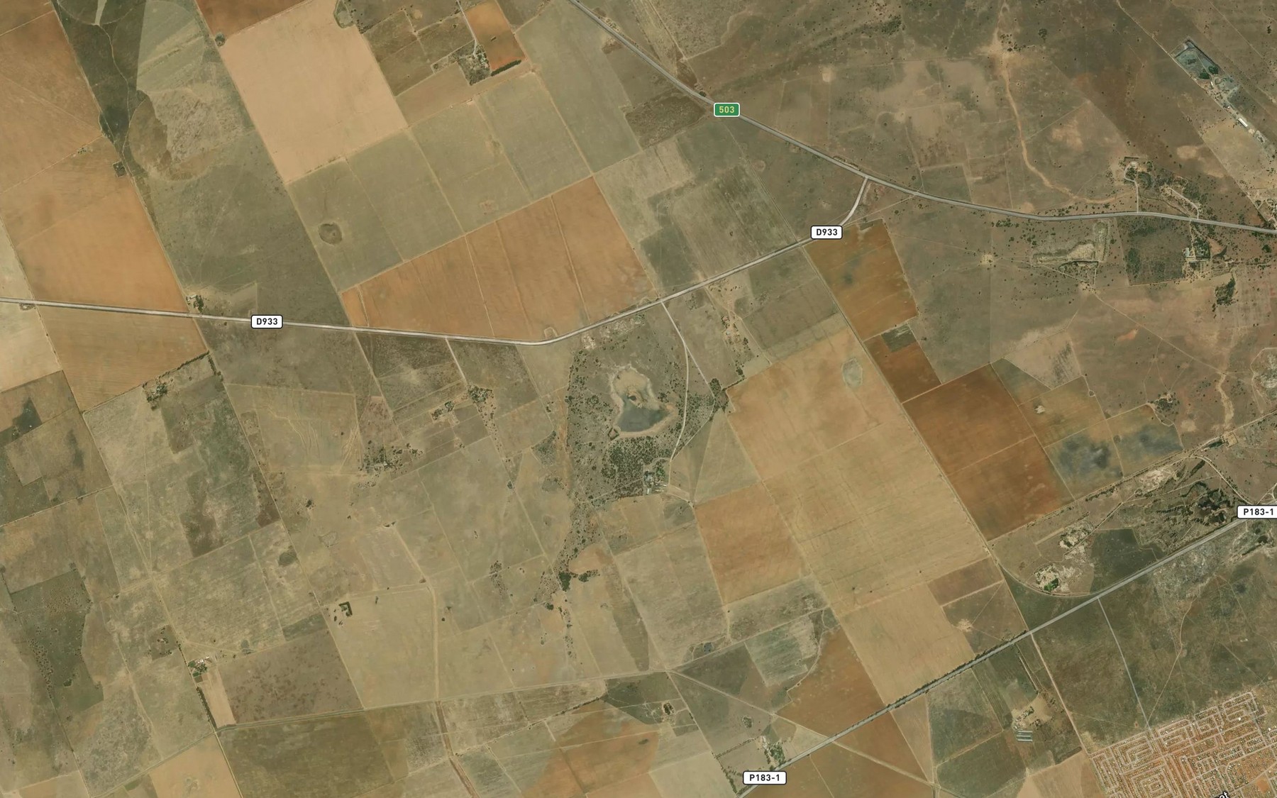 Satellite map of the Olienhoutpan