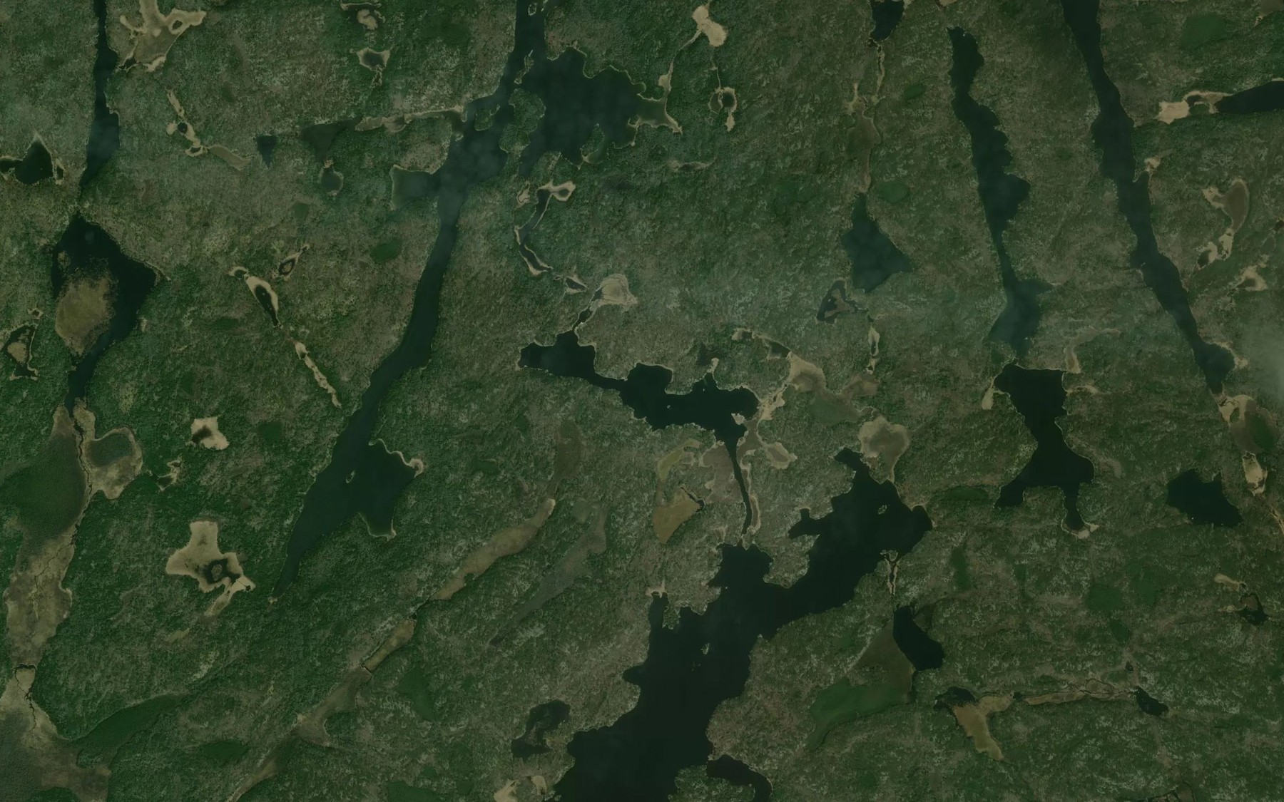 Satellite map of the Westly Lake