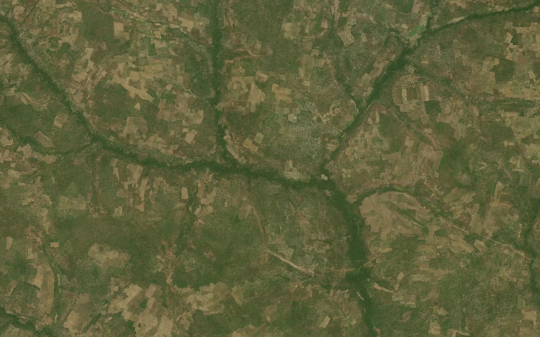 Satellite map of the Tein Stream