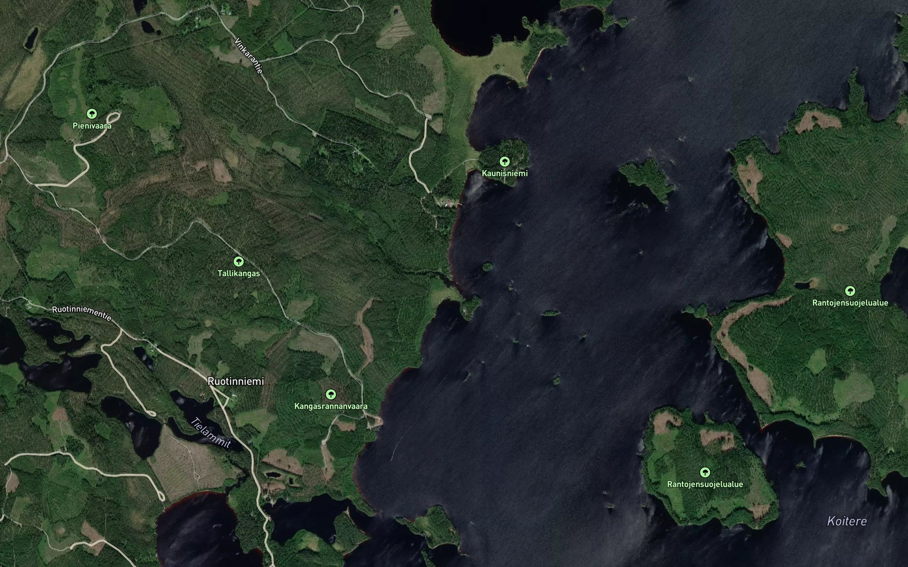 Satellite map of the Kylmapuro