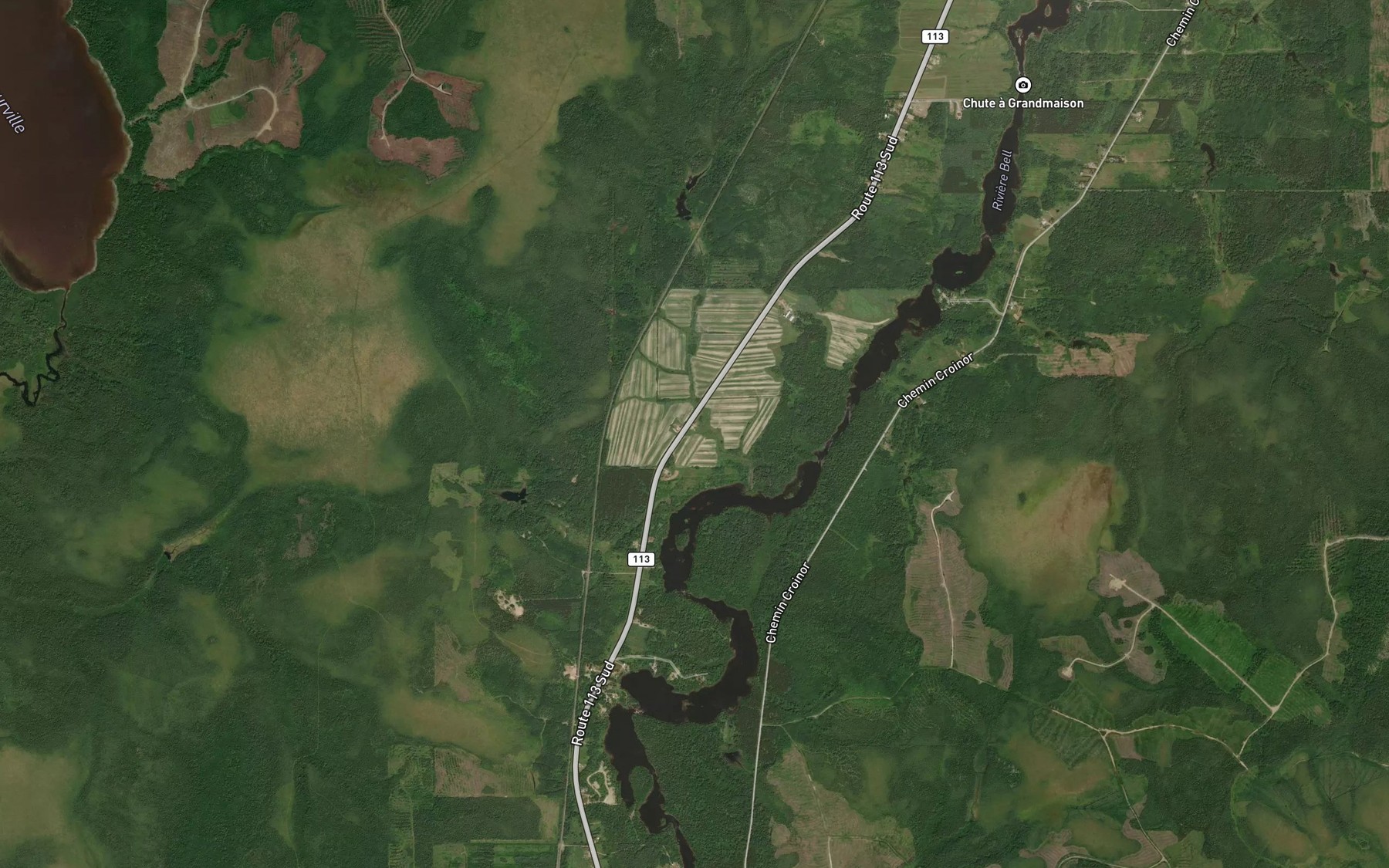 Satellite map of the Cours d'eau Julien