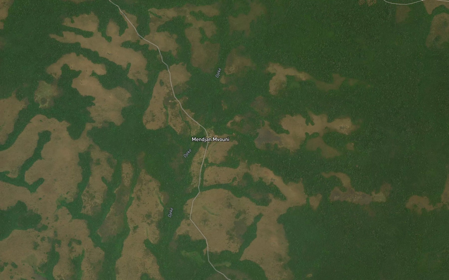 Satellite map of the Mafouni