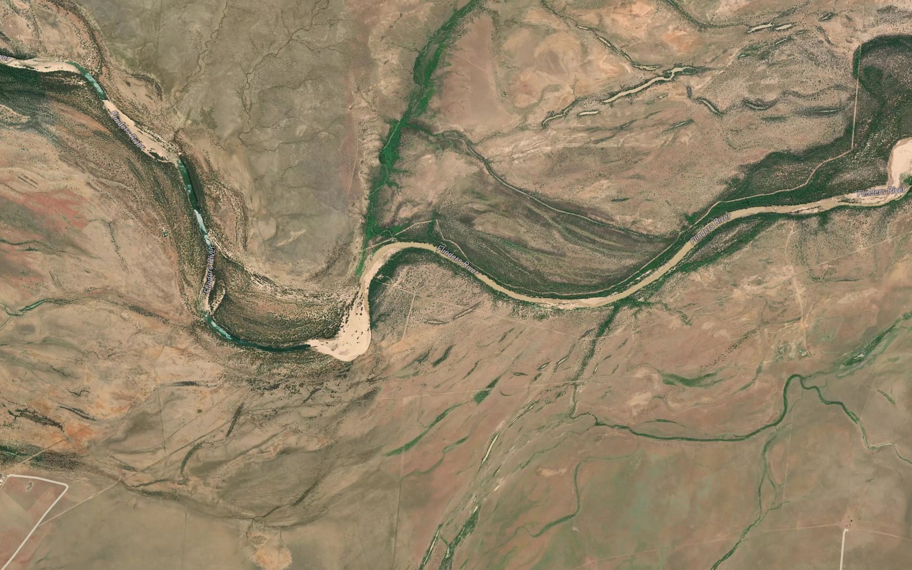 Satellite map of the Eurimpy Creek