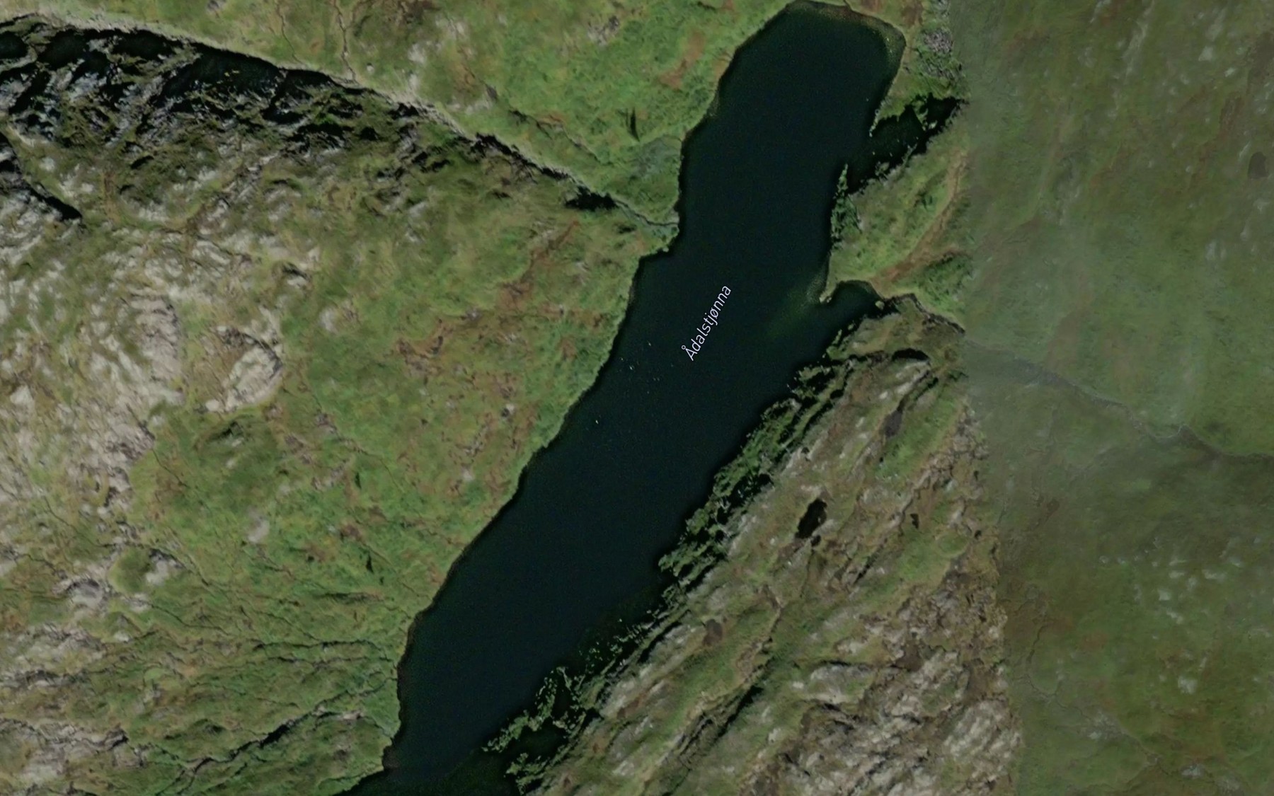 Satellite map of the Adalstjorna