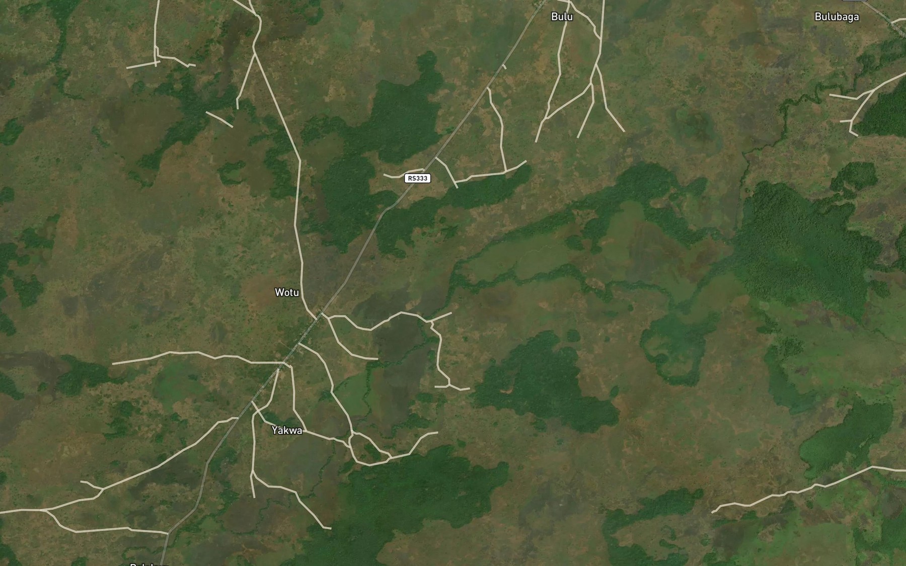 Satellite map of the Tanga