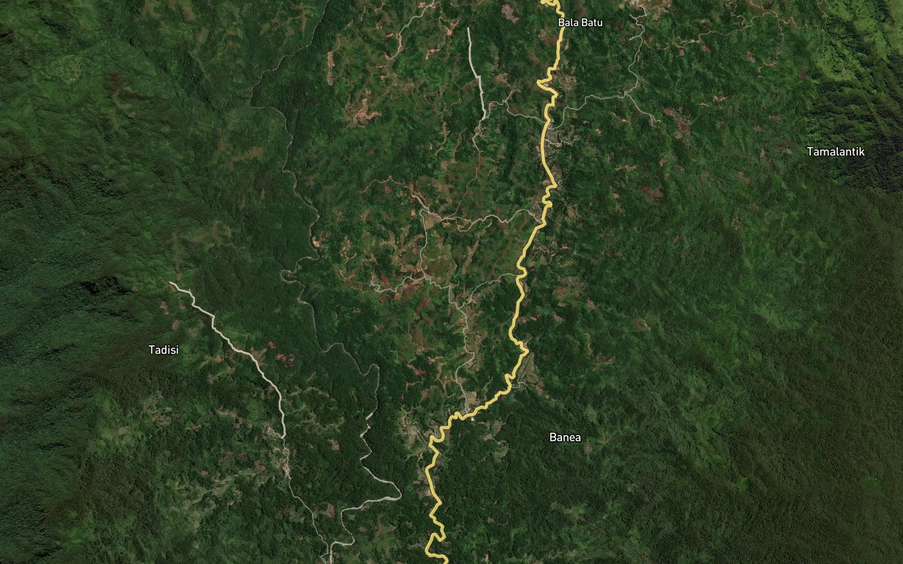 Satellite map of the Salu Sumamilan