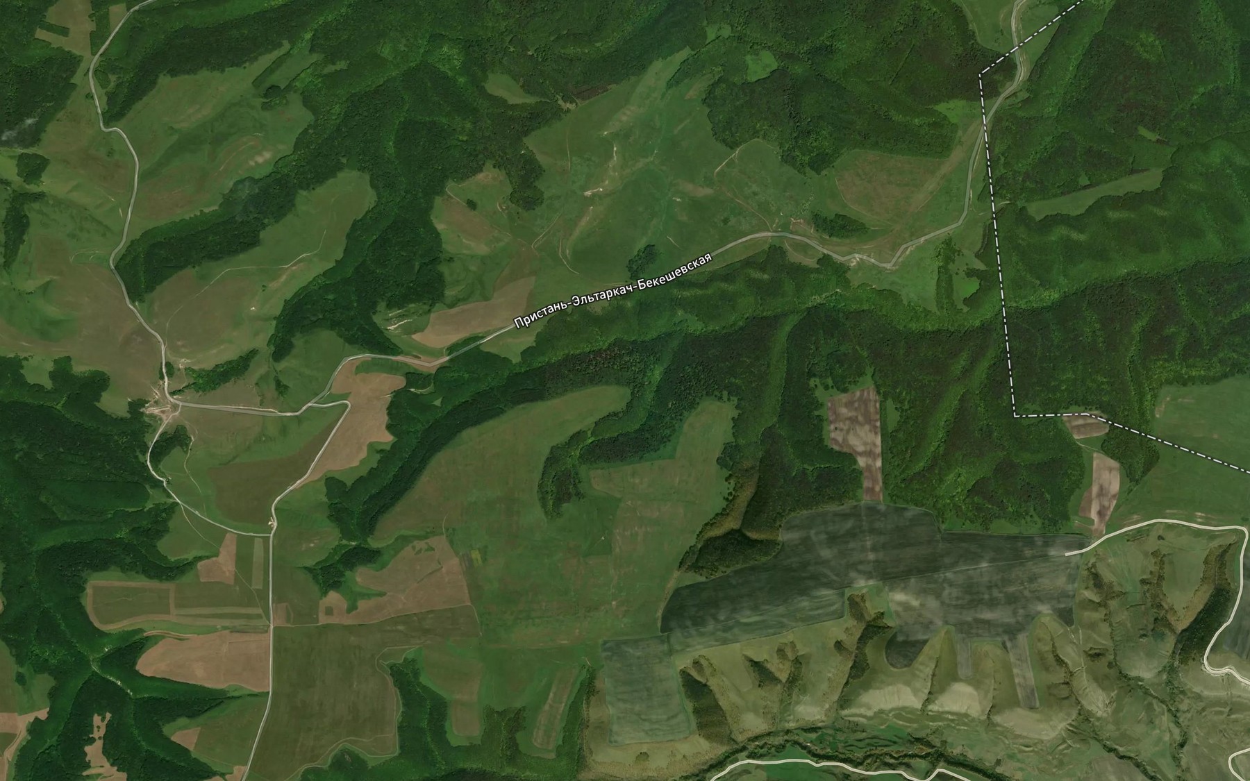 Satellite map of the Balka Ugol'naya
