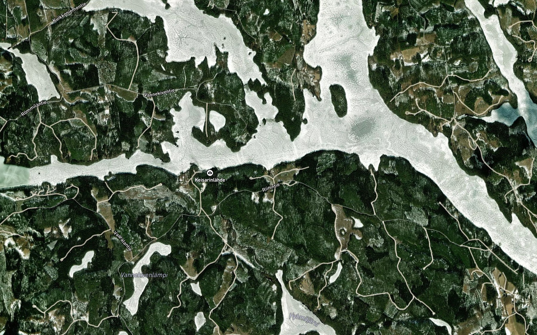 Satellite map of the Kakilahti