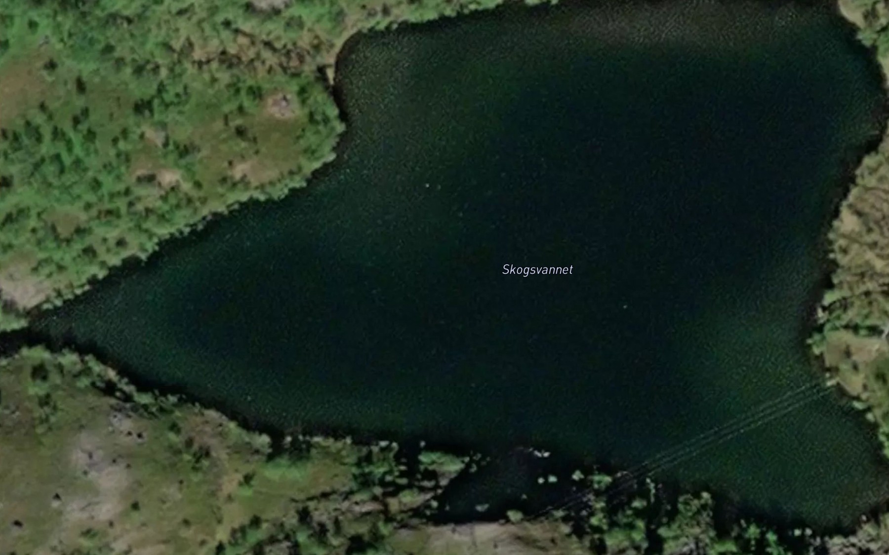 Satellite map of the Skogsvatnet