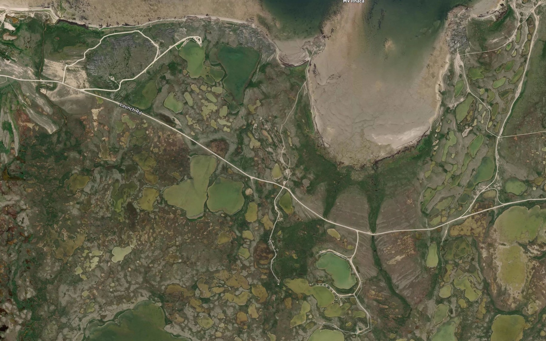 Satellite map of the Winter Lake