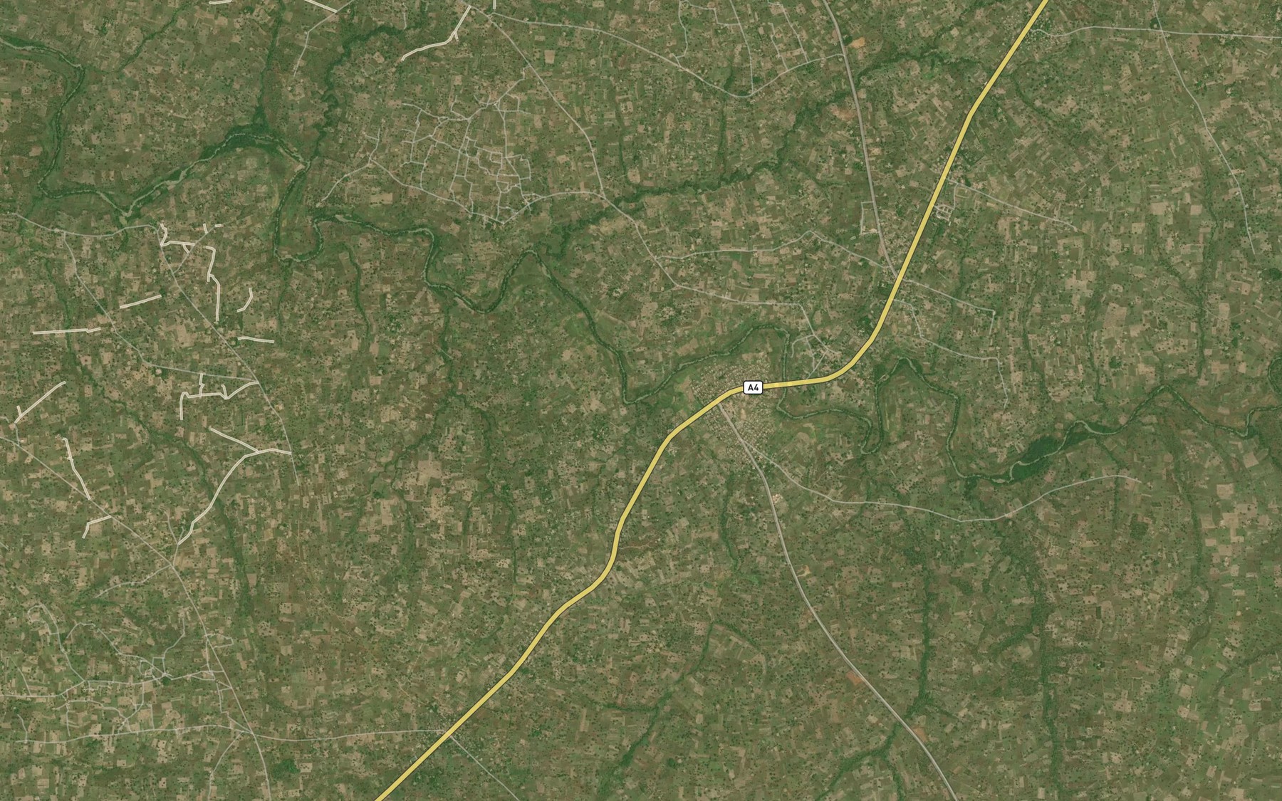Satellite map of the River Atsor