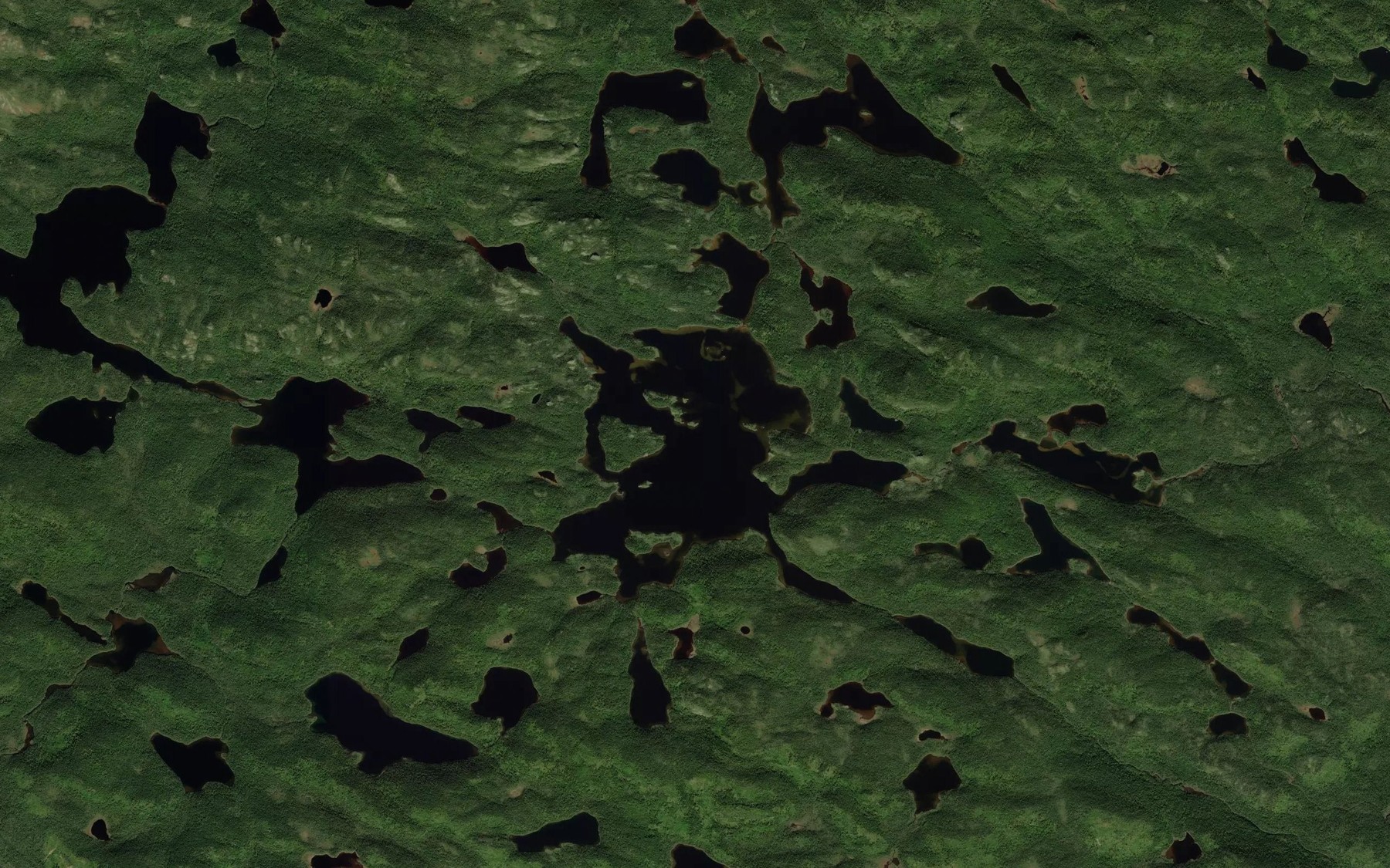 Satellite map of the Lac Kamuhuakamat