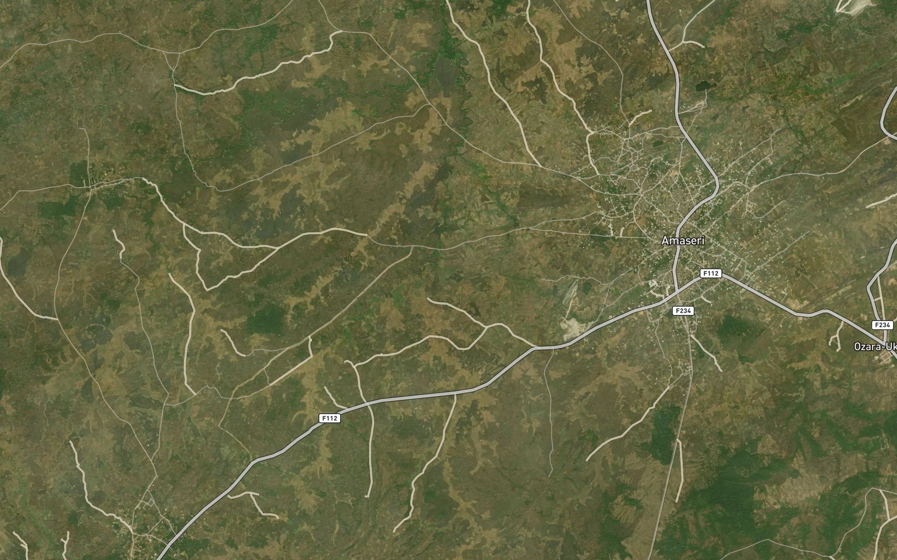 Satellite map of the River Otorowi