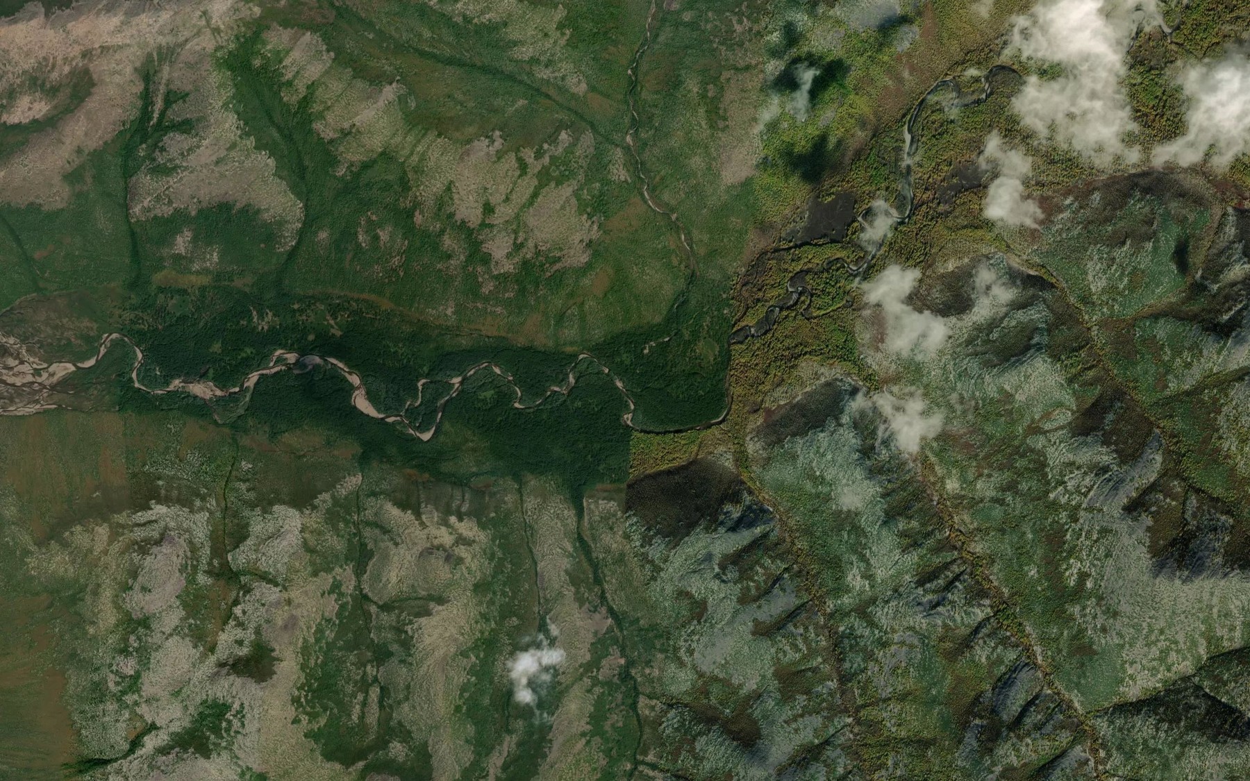 Satellite map of the Dikselend