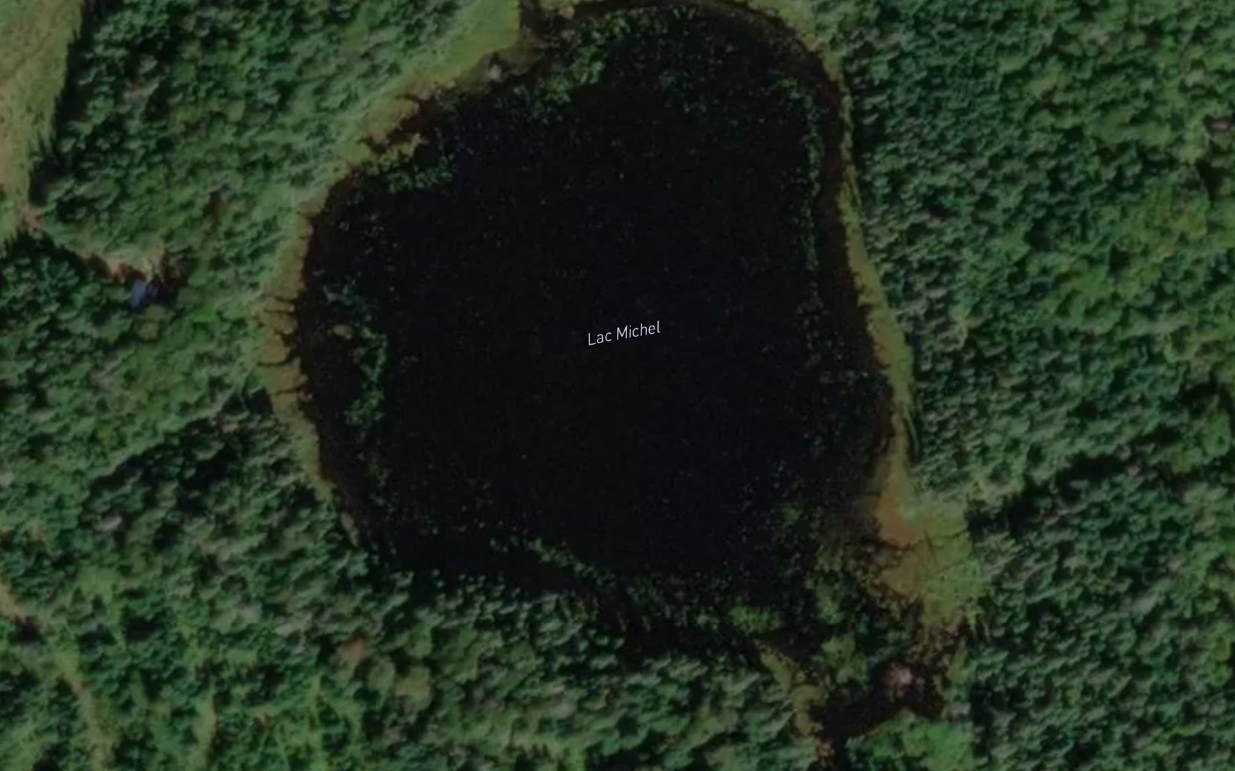 Satellite map of the Lac Michel