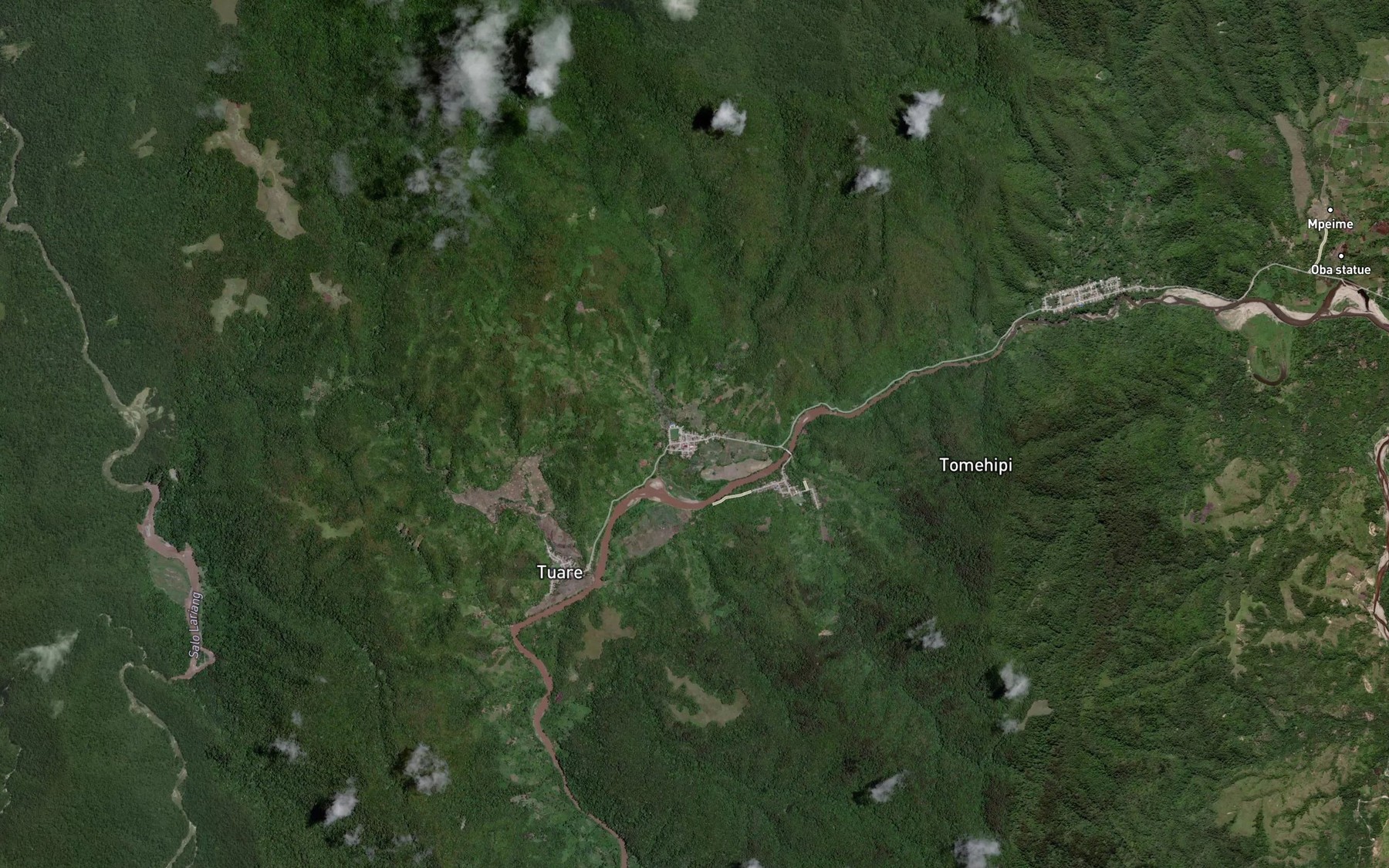 Satellite map of the Halu Hohawa