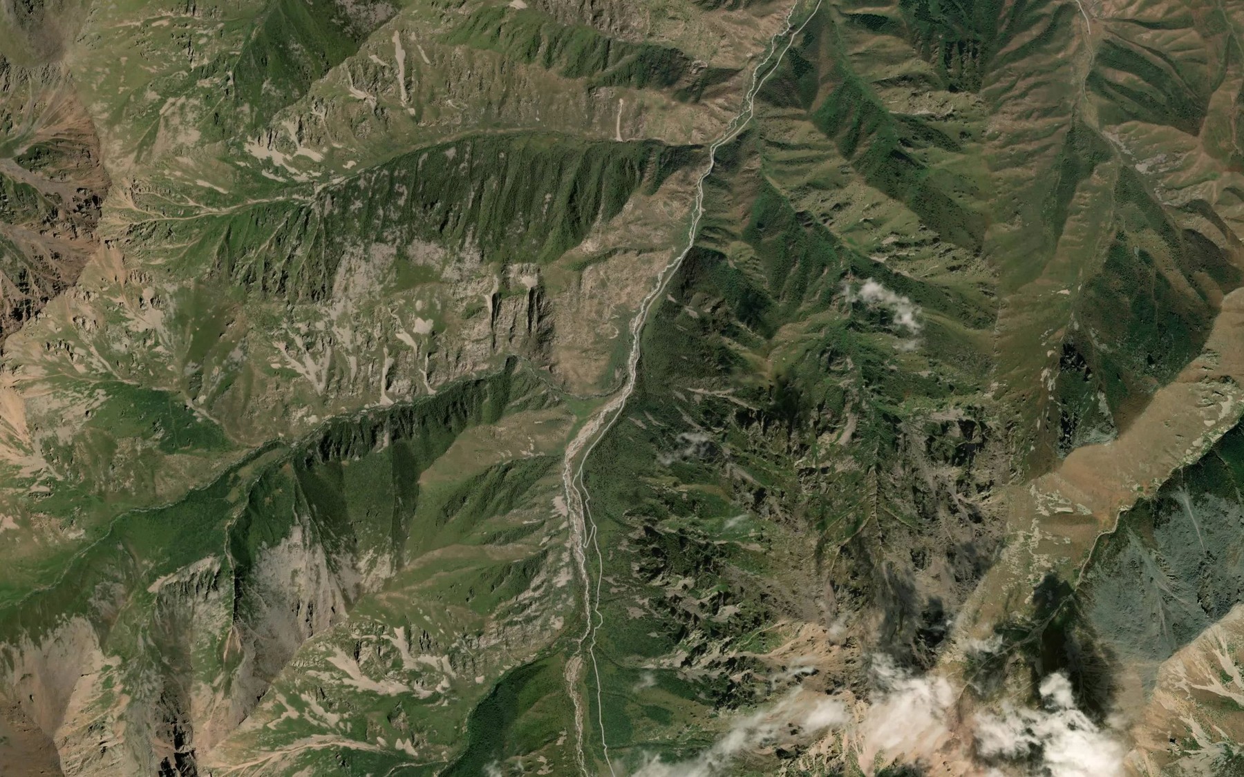 Satellite map of the Aylampa