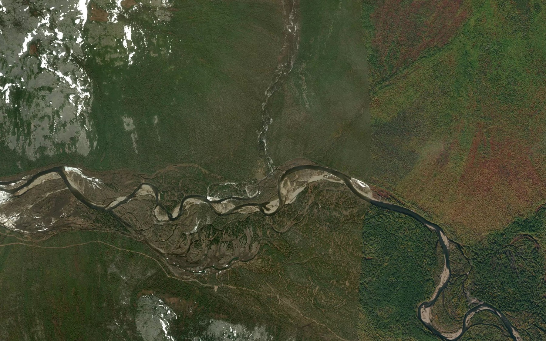Satellite map of the Uman Vtoroy