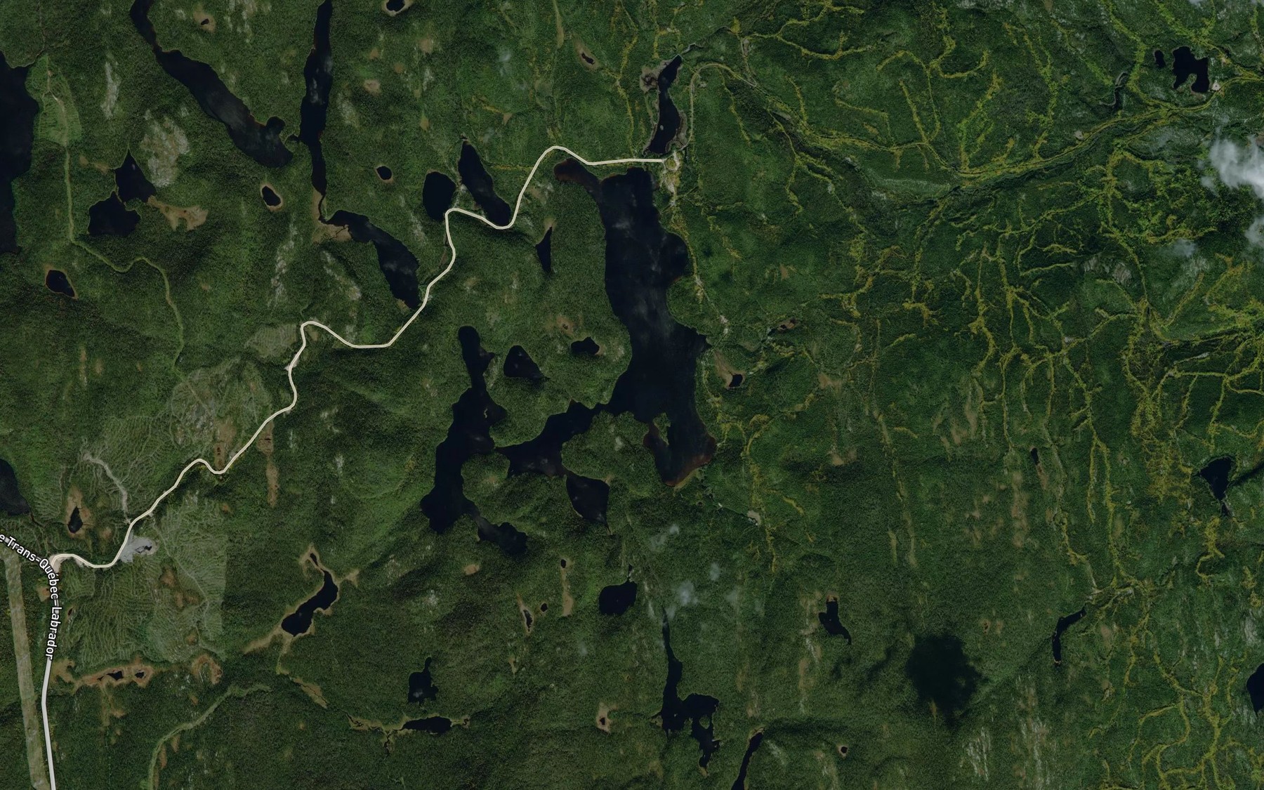 Satellite map of the Lac du Chien Danseur