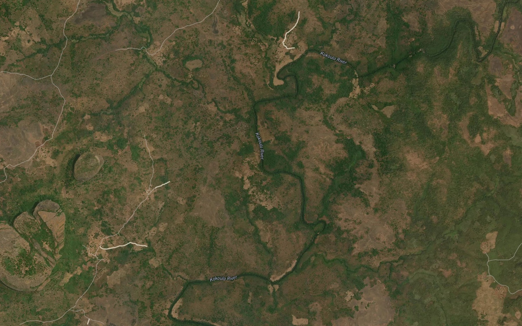 Satellite map of the Dougougnouvol